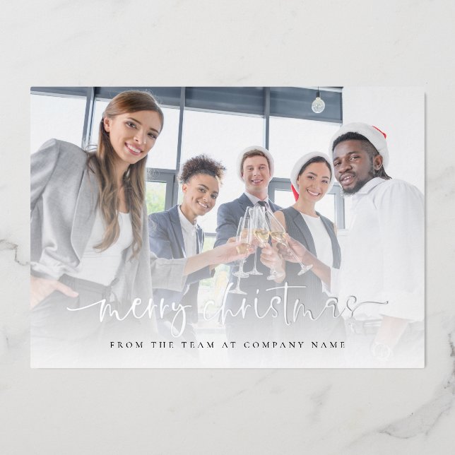 Glam Company Photo Logo QR Merry Christmas Real (Front)