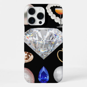 💍 Glam Diamond & Gems Aesthetic ✨ iPhone 16 Pro Max Case