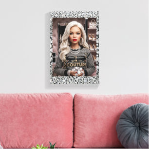 Glam Doll Canvas Print
