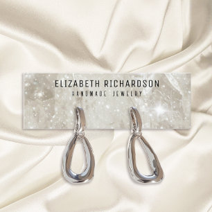 Glam Elegant Crystal Diamond Jewellery Display Mini Business Card