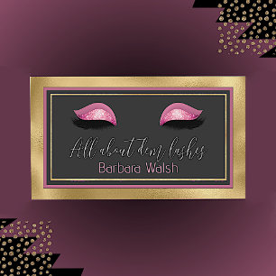 Glam Eyelash  Business Card