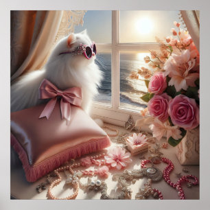 Glam fashion luxury lifestyle photo poster