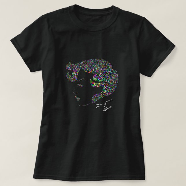 Glam Girl self girl power quote T-Shirt (Design Front)