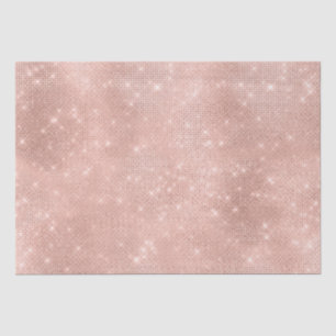 Glam Girly Blush Pink Sparkle Tissue Paper