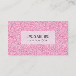 Glam Glitter Business Cards