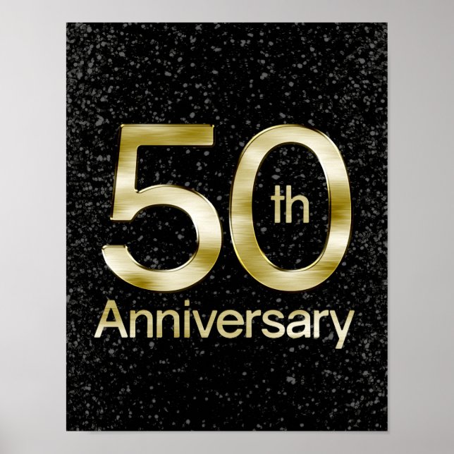Glam Gold 50th Anniversary Poster (Front)