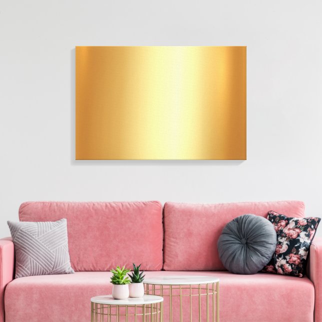 Glam Gold Background For Your Photo Luxurious Canvas Print (Insitu(LivingRoom))