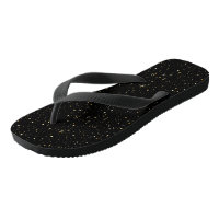 Glam gold glitter and sparkles on black image