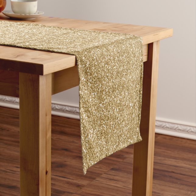 Glam Gold Glitter Glitz   Medium Table Runner (In Situ)