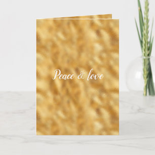 Glam Gold personalized Card