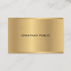 Glam Gold Template Elegant Modern Luxury Popular Business Card