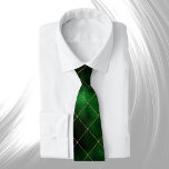 Glam Green Gold Geometric  Tie<br><div class="desc">Green & Gold Geometric pattern.</div>