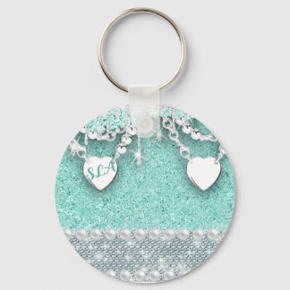 Glam Grunge Sparkle Key Ring