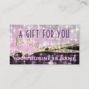 Glam Hairstylist Gift Certificate