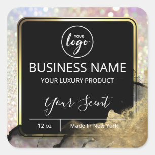 Glam Ink Holographic Sparkles Body Butter Labels
