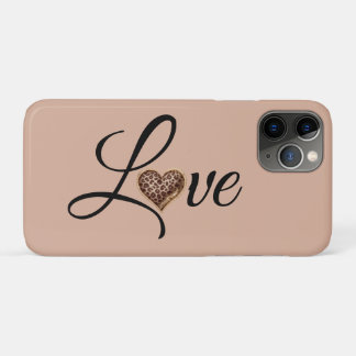 Glam Leopard Heart Love Design Case-Mate iPhone Case