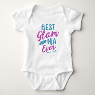 Glam-Ma Grandma Mothers Day Baby Bodysuit
