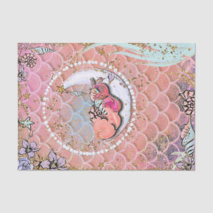 Glam Mermaid Girls Baby Shower Birthday Party Tissue Paper