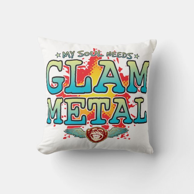 Glam Metal Soul Cushion (Front)