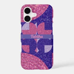Glam Pink and Purple Geometric