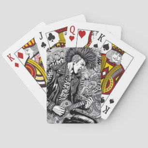Glam Punk Rock Rockabilly Playing Cards