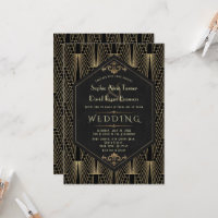 Glam Roaring 20s Great Gatsby Art Deco Wedding