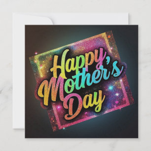 Glam Rock Mother's Day Pearl Simmer Card
