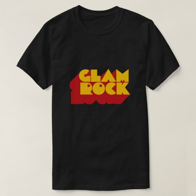 Glam Rock T-Shirt (Design Front)