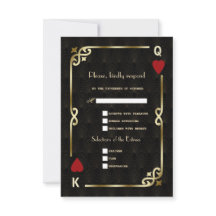 Glam Royal Gold Black Art Deco 20s Wedding