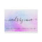 Glam script signature holographic pink glitter