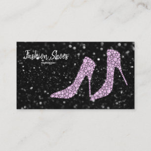 Glam Shoes High Heels Business Card