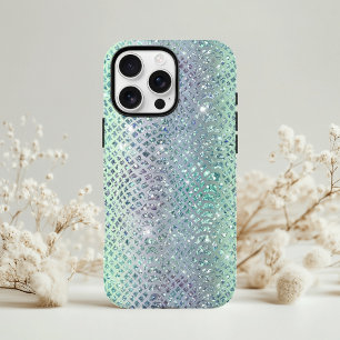 Glam Sparkly Diamond Snakeskin Pattern Case-Mate iPhone Case