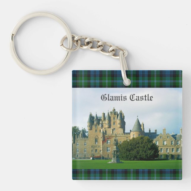 Glamis Castle Angus Scotland Scenic  Key Ring (Front)