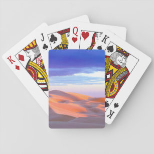 Glamis Sand Dunes at sunset Playing Cards