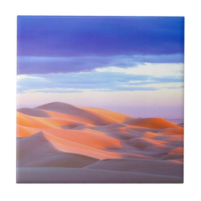 Glamis Sand Dunes at sunset Tile (Front)