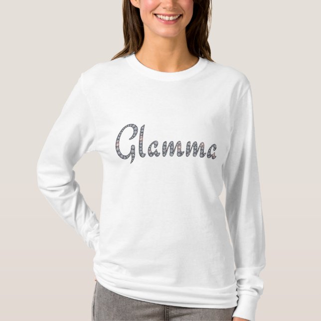 Glamma bling long-sleeved T-shirt (Front)