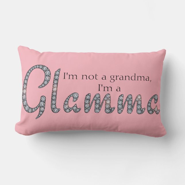 Glamma bling pillow (Front)