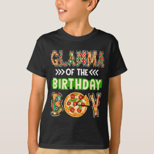 Glamma of the boy birthday boy pizza lover party T-Shirt
