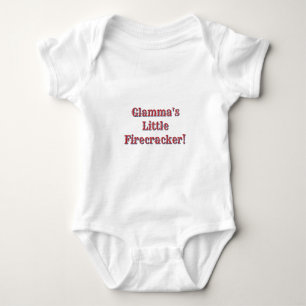 Glamma's Little Firecracker! USA 250 Fireworks Baby Bodysuit