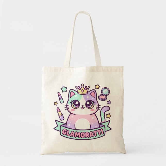 Glamoratti Cat Tote Bag (Front)