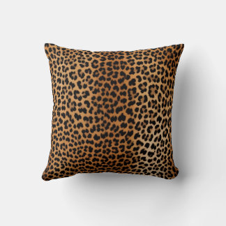 Glamoratti Leopard Print Throw Pillow