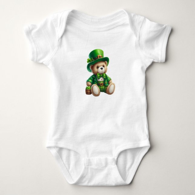 Glamorous Bear Baby Bodysuit (Front)