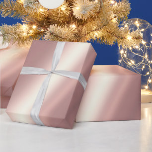 Glamorous Elegant Template Rose Gold Gift Wrapping Paper