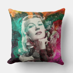 Glamorous Rita Hayworth Cushion