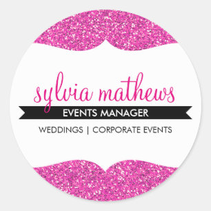 GLAMOROUS SEAL stylish glitter sparkle bright pink