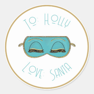 Glamorous Sleep Mask New York City Girl Stickers