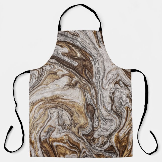 glamour 001 liquid brown colours apron (Front)