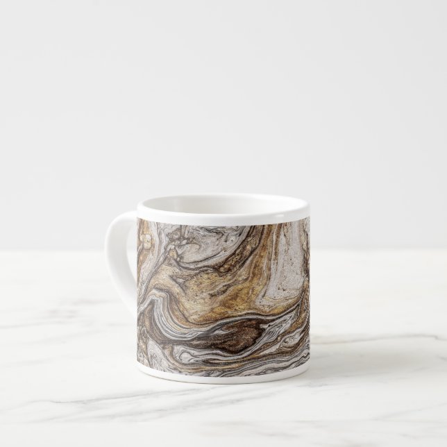 glamour 001 liquid brown colours espresso cup (Front Left)