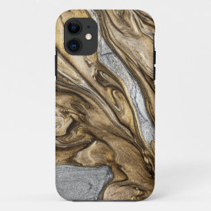 glamour 002 liquid brown colours Case-Mate iPhone case