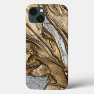 glamour 002 liquid brown colours iPhone 13 case